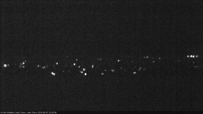 Lake Travis webcam, August 31, 2018 9:05 PM CT