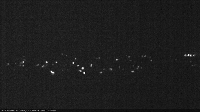Lake Travis webcam, August 31, 2018 9:10 PM CT