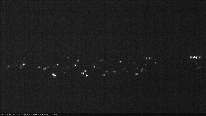 Lake Travis webcam, August 31, 2018 9:25 PM CT