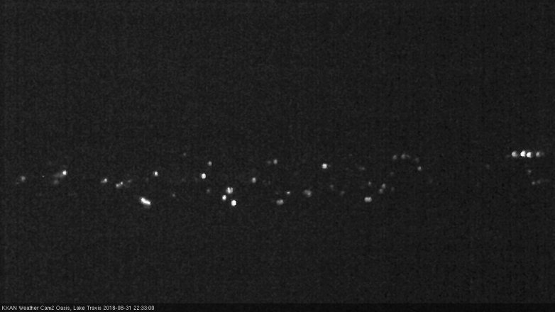 Lake Travis webcam, August 31, 2018 9:35 PM CT