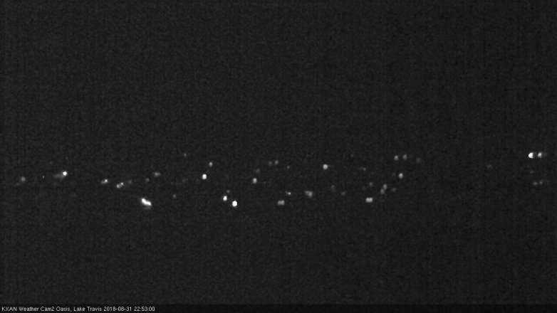 Lake Travis webcam, August 31, 2018 9:55 PM CT