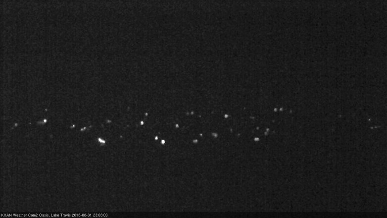 Lake Travis webcam, August 31, 2018 10:05 PM CT