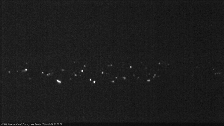 Lake Travis webcam, August 31, 2018 10:40 PM CT