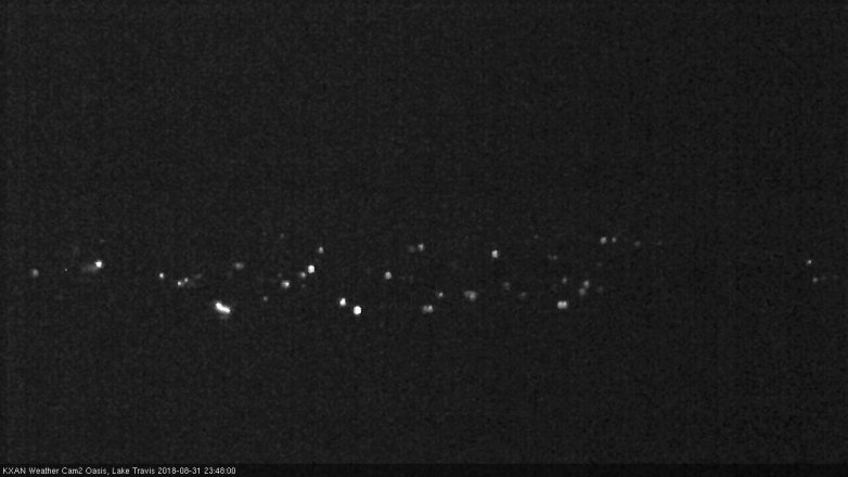 Lake Travis webcam, August 31, 2018 10:50 PM CT
