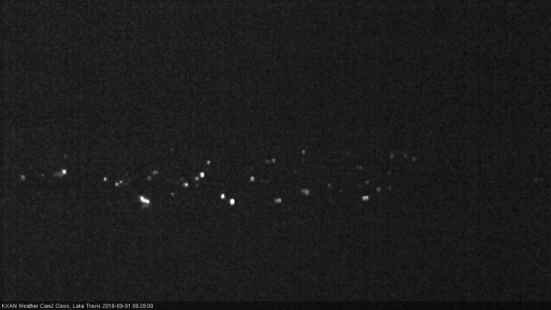 Lake Travis webcam, August 31, 2018 11:30 PM CT