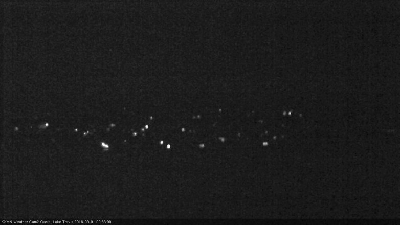 Lake Travis webcam, August 31, 2018 11:35 PM CT