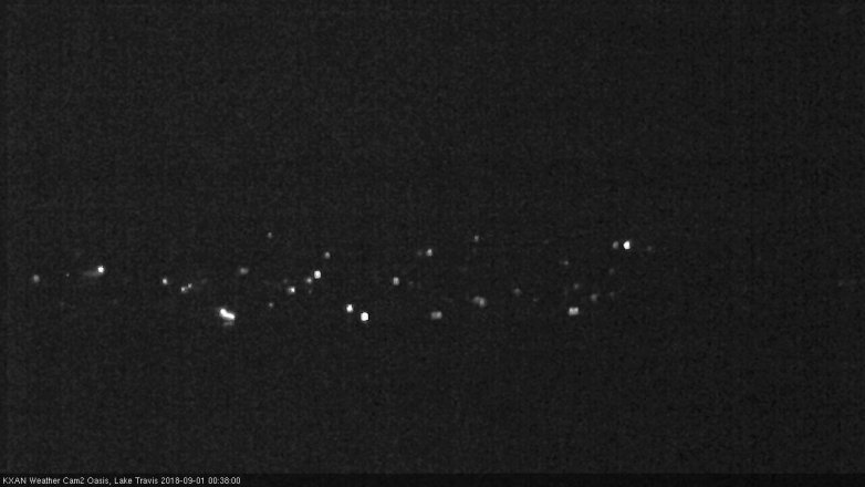 Lake Travis webcam, August 31, 2018 11:40 PM CT