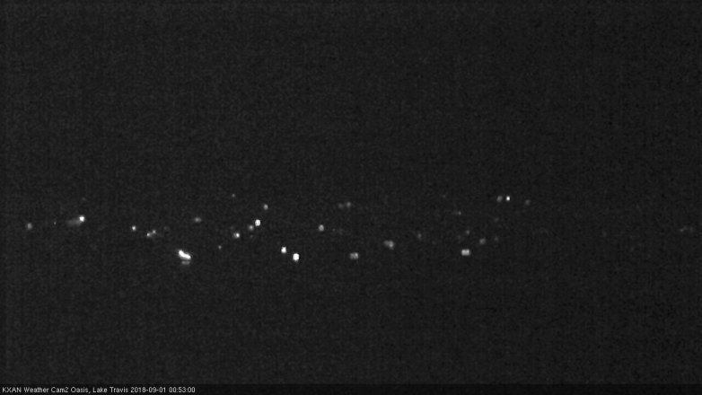 Lake Travis webcam, August 31, 2018 11:55 PM CT