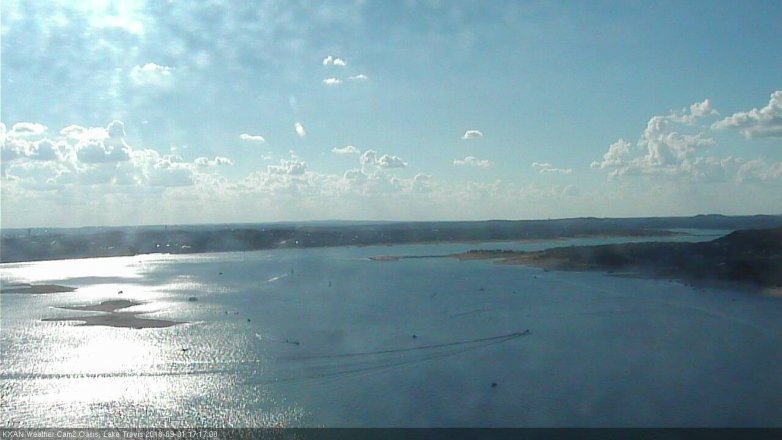 Lake Travis webcam, September 1, 2018 4:20 PM CT