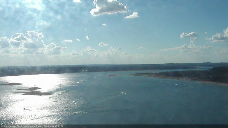 Lake Travis webcam, September 1, 2018 4:25 PM CT