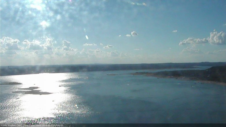 Lake Travis webcam, September 1, 2018 4:40 PM CT