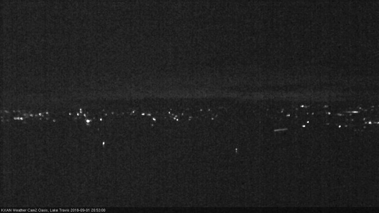 Lake Travis webcam, September 1, 2018 7:55 PM CT