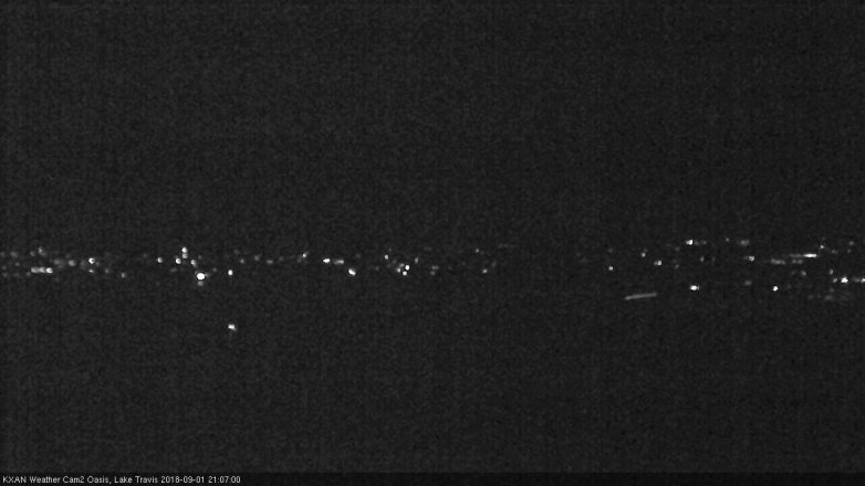 Lake Travis webcam, September 1, 2018 8:10 PM CT