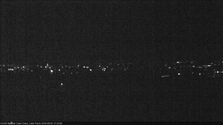 Lake Travis webcam, September 1, 2018 8:25 PM CT