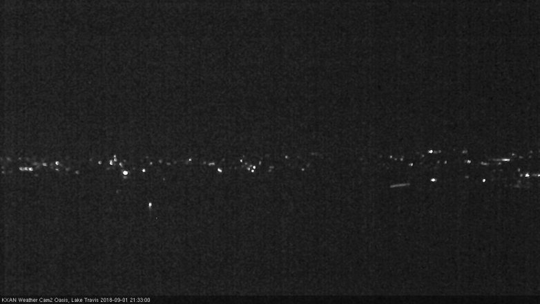 Lake Travis webcam, September 1, 2018 8:35 PM CT