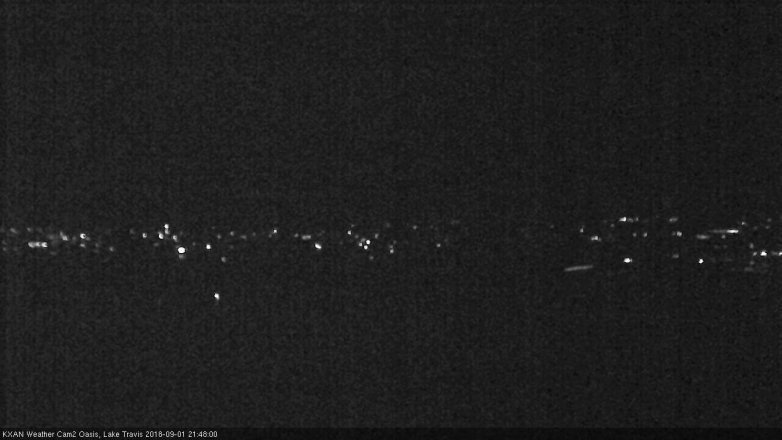 Lake Travis webcam, September 1, 2018 8:50 PM CT