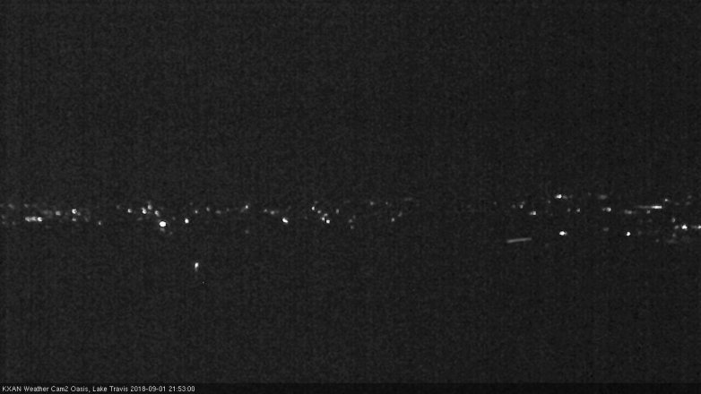 Lake Travis webcam, September 1, 2018 8:55 PM CT