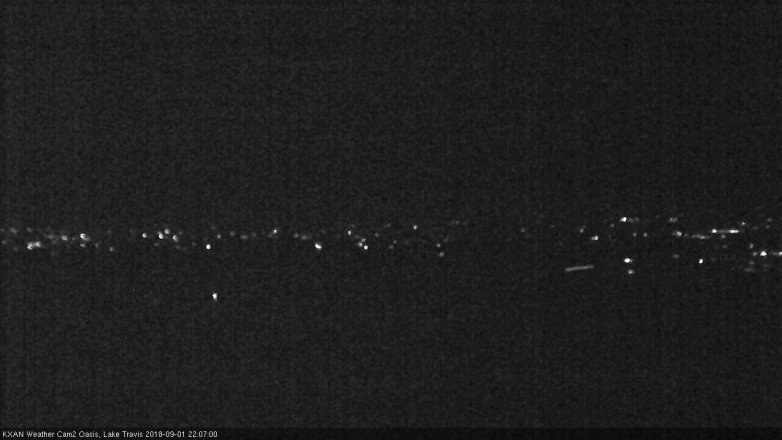 Lake Travis webcam, September 1, 2018 9:10 PM CT