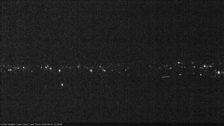 Lake Travis webcam, September 1, 2018 9:30 PM CT