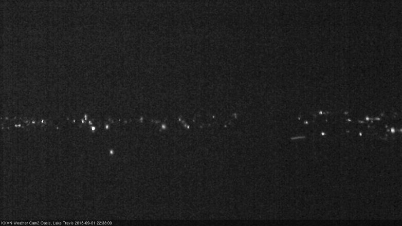 Lake Travis webcam, September 1, 2018 9:35 PM CT