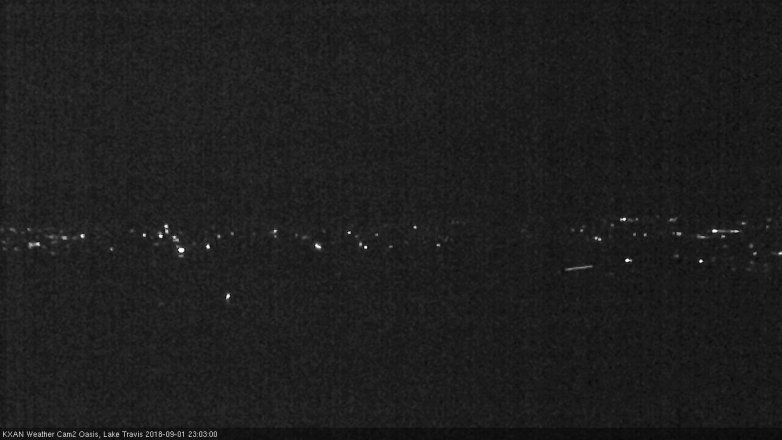 Lake Travis webcam, September 1, 2018 10:05 PM CT