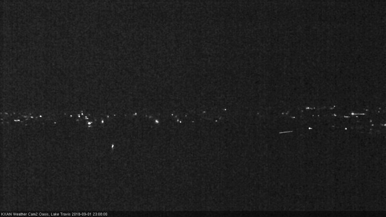 Lake Travis webcam, September 1, 2018 10:10 PM CT