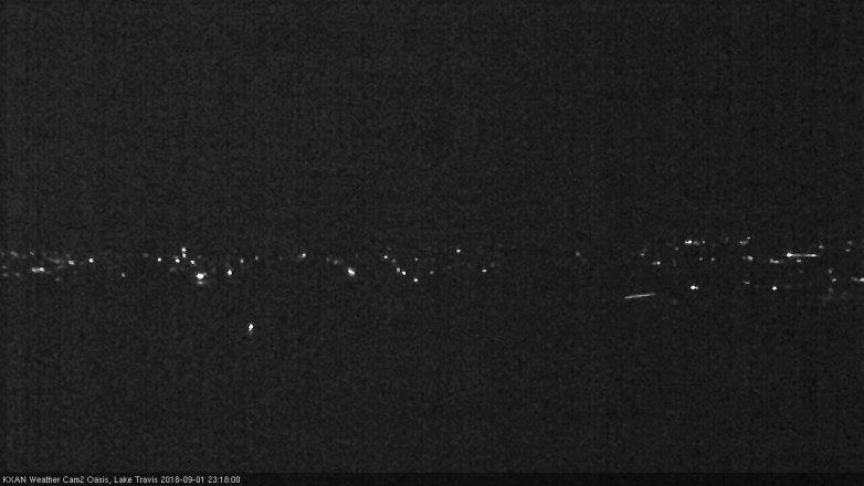 Lake Travis webcam, September 1, 2018 10:20 PM CT
