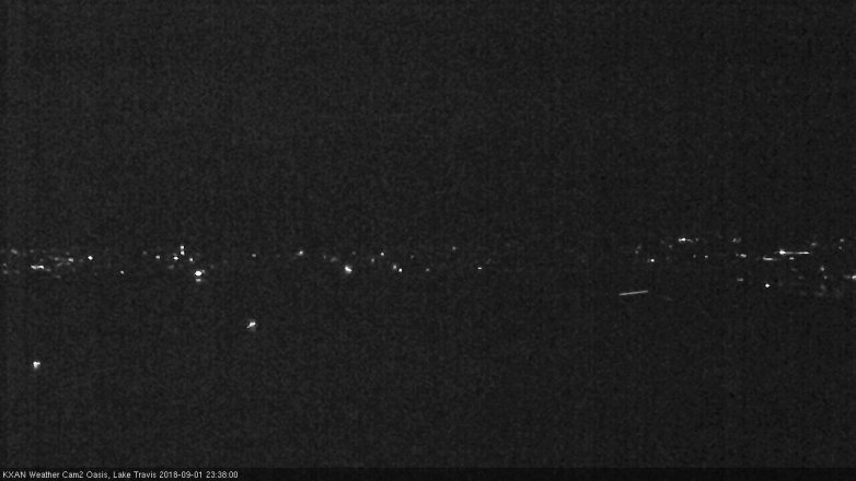 Lake Travis webcam, September 1, 2018 10:40 PM CT