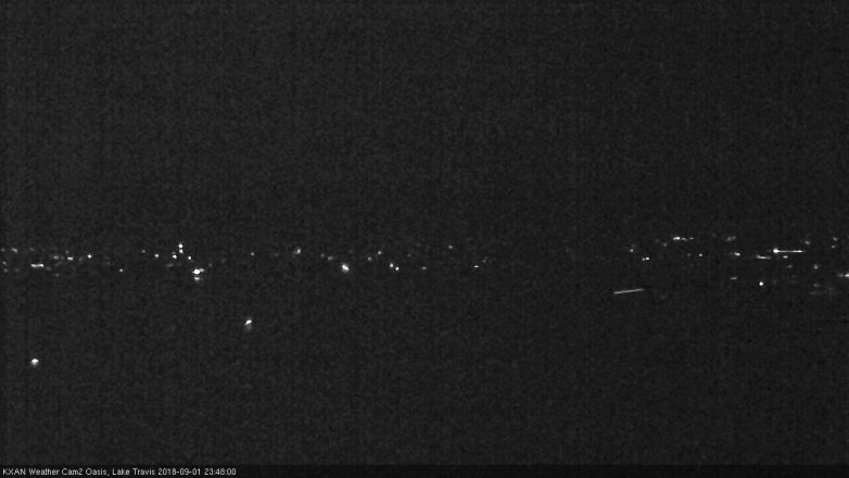 Lake Travis webcam, September 1, 2018 10:50 PM CT
