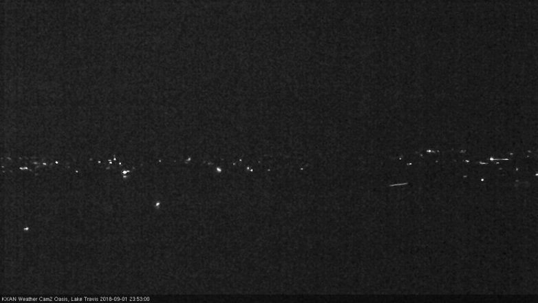 Lake Travis webcam, September 1, 2018 10:55 PM CT