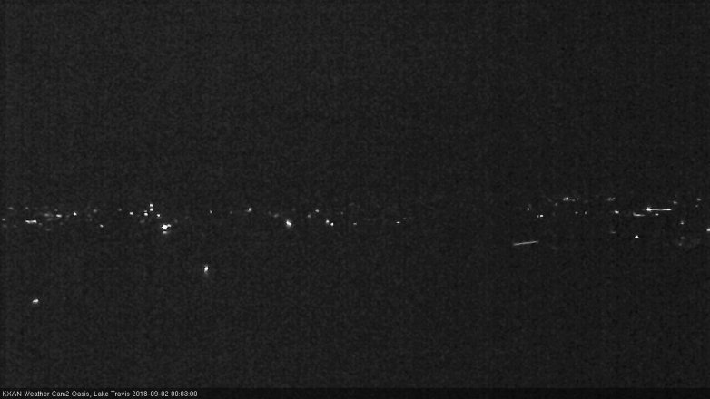 Lake Travis webcam, September 1, 2018 11:05 PM CT