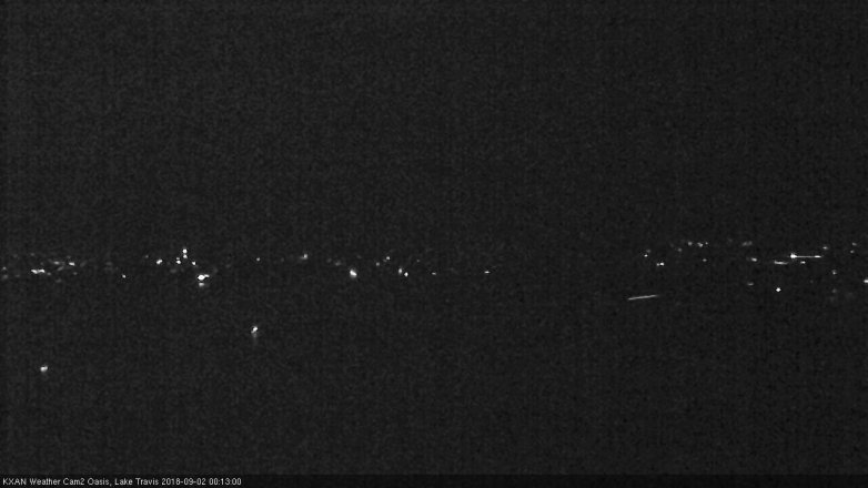 Lake Travis webcam, September 1, 2018 11:15 PM CT