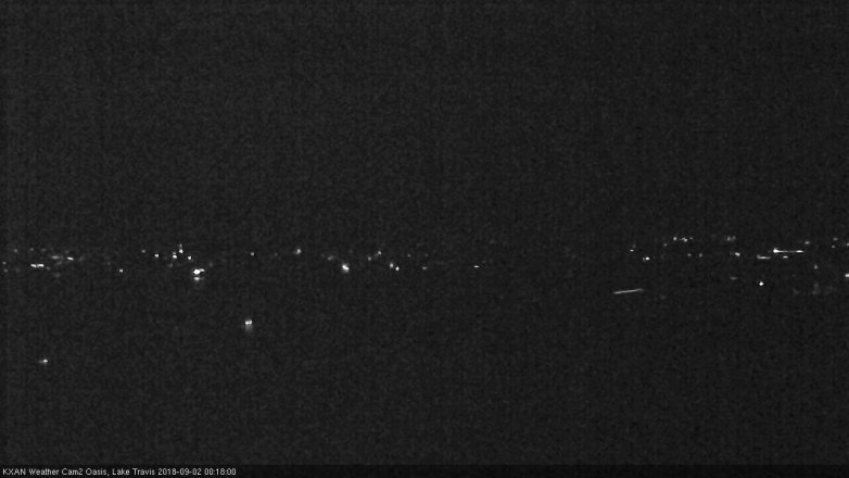 Lake Travis webcam, September 1, 2018 11:20 PM CT