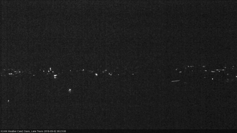 Lake Travis webcam, September 1, 2018 11:25 PM CT