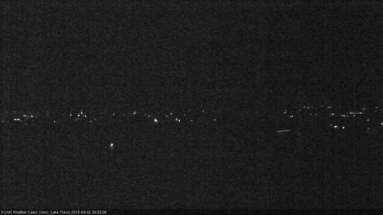 Lake Travis webcam, September 1, 2018 11:55 PM CT