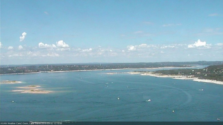 Lake Travis webcam, September 2, 2018 11:20 AM CT