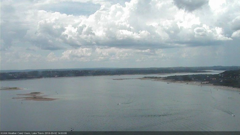 Lake Travis webcam, September 2, 2018 1:05 PM CT