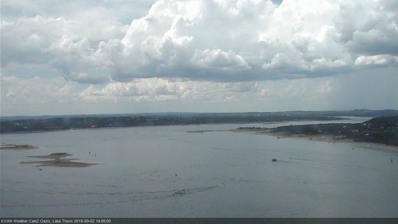 Lake Travis webcam, September 2, 2018 1:10 PM CT