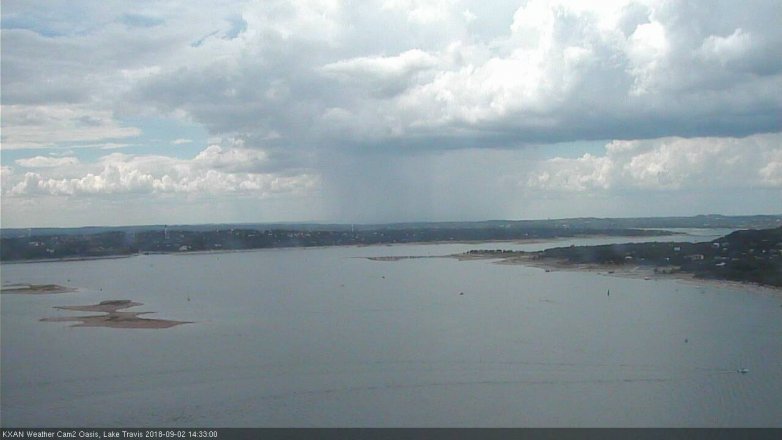 Lake Travis webcam, September 2, 2018 1:35 PM CT