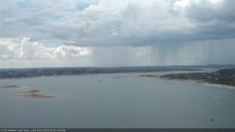 Lake Travis webcam, September 2, 2018 1:50 PM CT