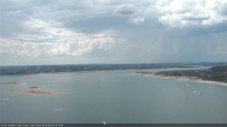 Lake Travis webcam, September 2, 2018 2:15 PM CT