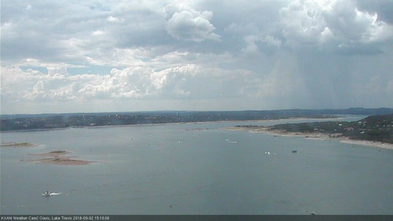 Lake Travis webcam, September 2, 2018 2:20 PM CT