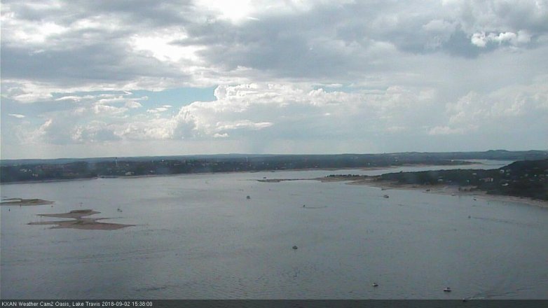 Lake Travis webcam, September 2, 2018 2:40 PM CT