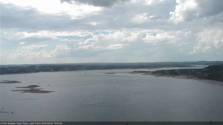 Lake Travis webcam, September 2, 2018 2:55 PM CT