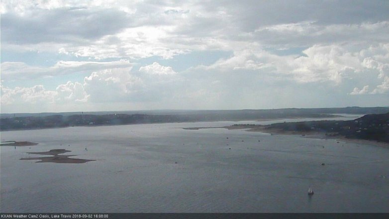 Lake Travis webcam, September 2, 2018 3:10 PM CT