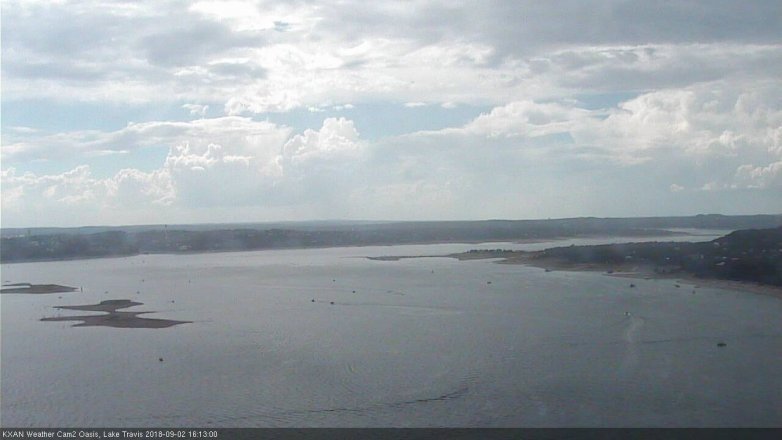 Lake Travis webcam, September 2, 2018 3:15 PM CT