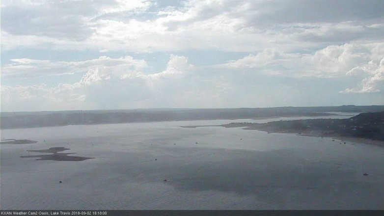 Lake Travis webcam, September 2, 2018 3:20 PM CT