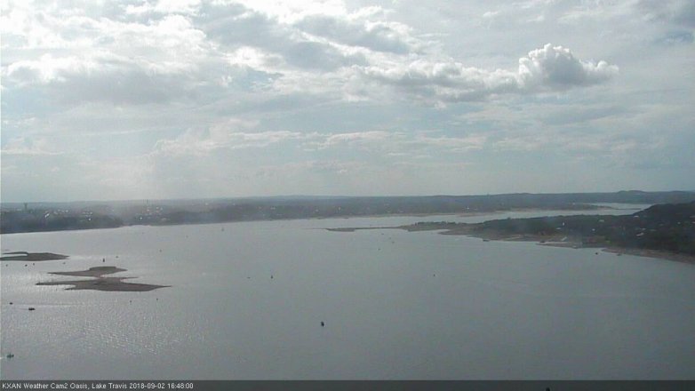 Lake Travis webcam, September 2, 2018 3:50 PM CT