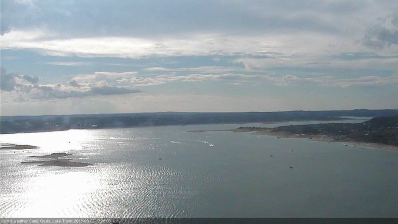 Lake Travis webcam, September 2, 2018 4:30 PM CT