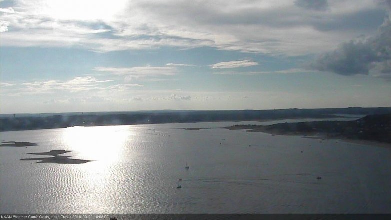 Lake Travis webcam, September 2, 2018 5:10 PM CT